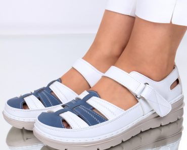 Sandale cu talpa ortopedica